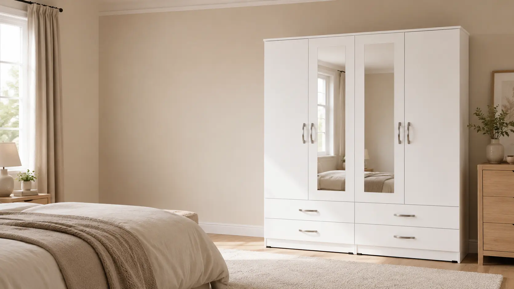 AFM Furniture fully assembled wardrobe